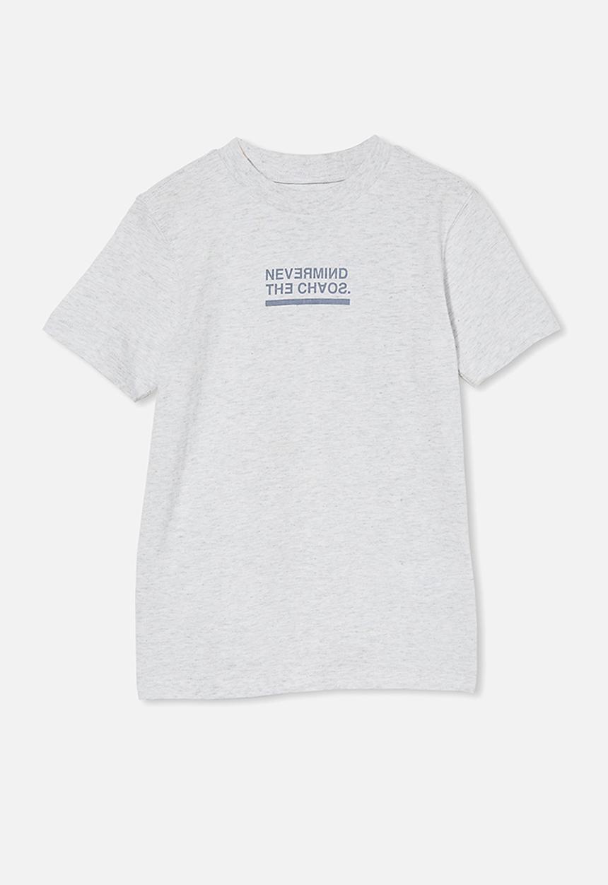 Cotton On - Max skater short sleeve tee - grey