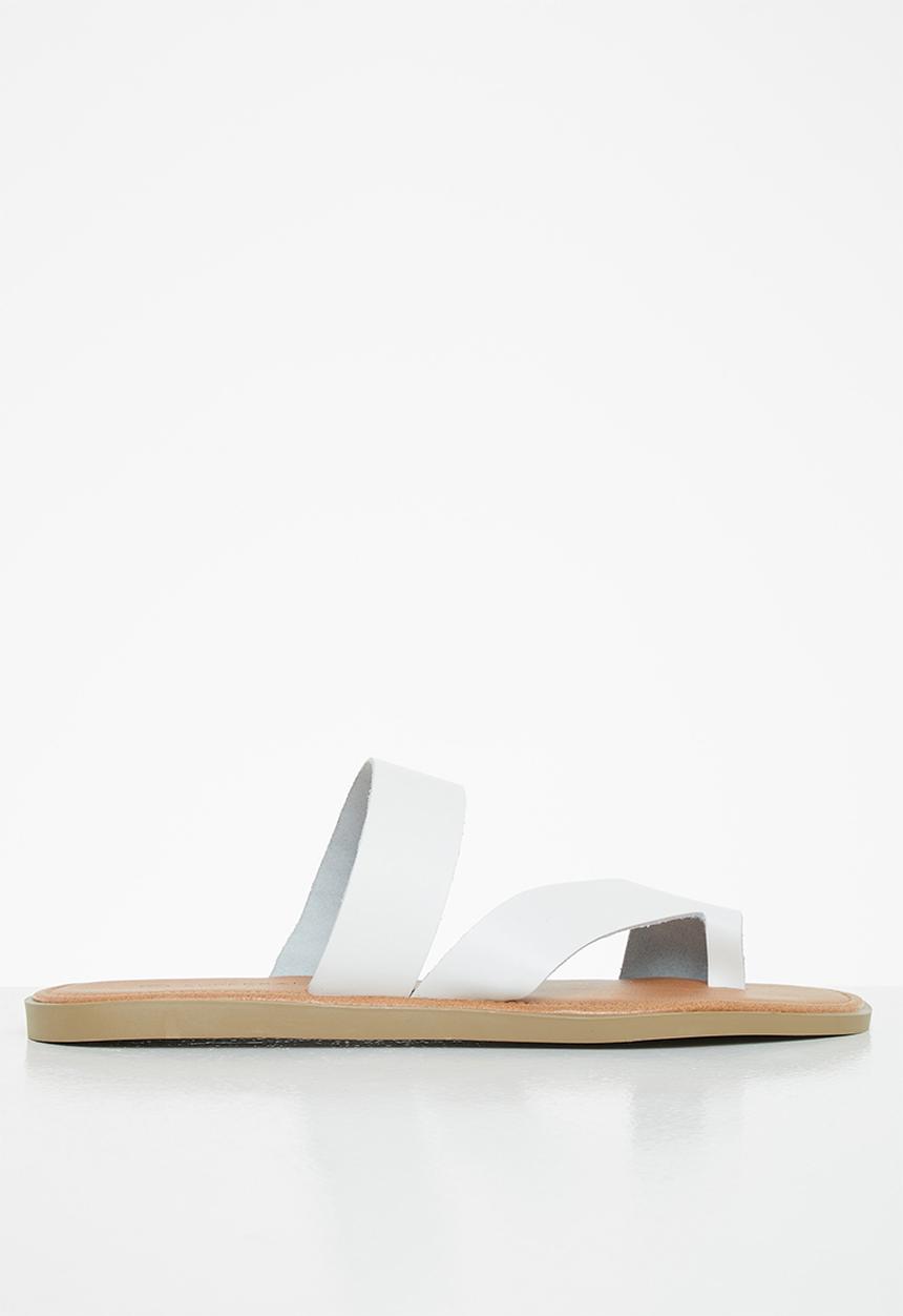 Superbalist - Jessie leather slide - white