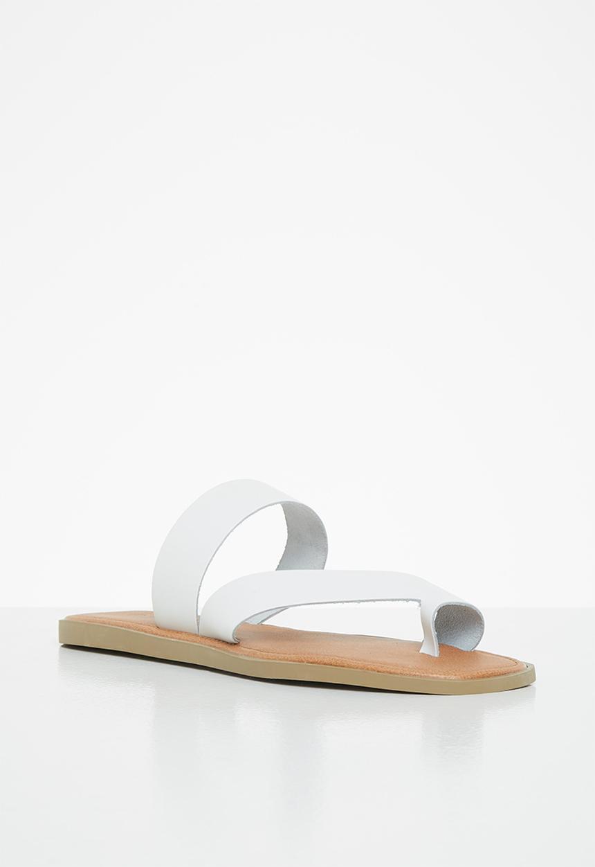 Superbalist - Jessie leather slide - white