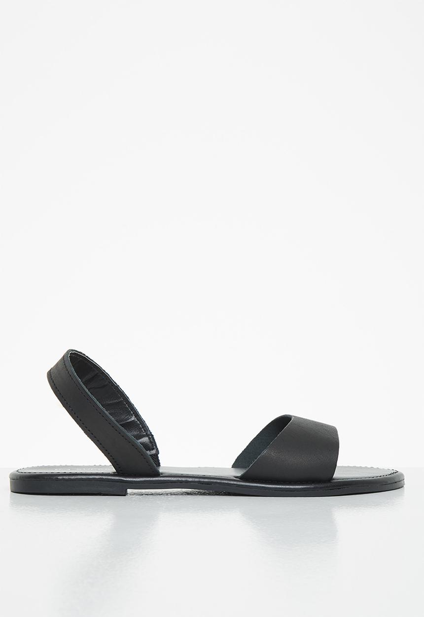 Superbalist - Abby leather slingback sandal - black
