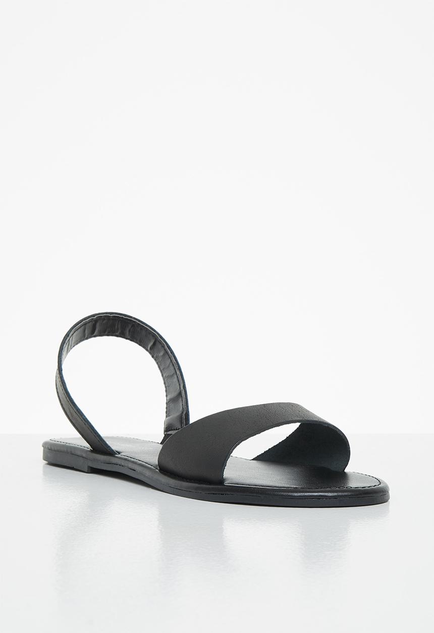 Superbalist - Abby leather slingback sandal - black