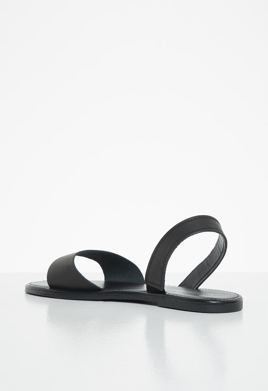 Superbalist - Abby leather slingback sandal - black