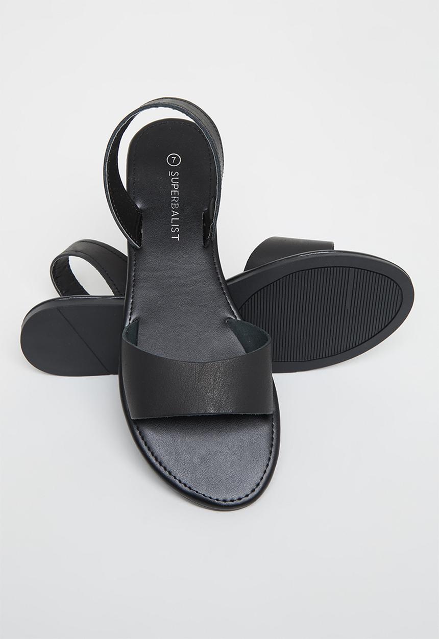 Superbalist - Abby leather slingback sandal - black