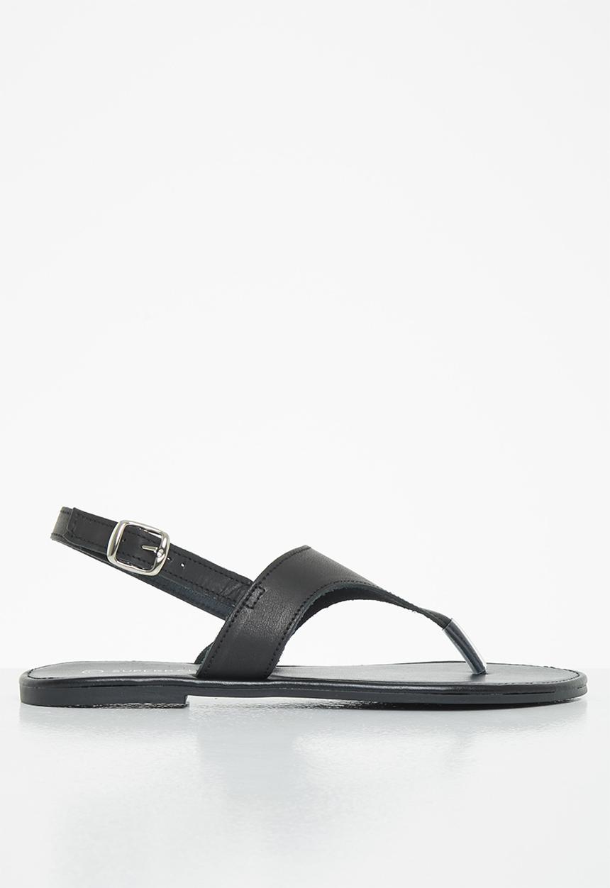 Superbalist - Quin leather T-Bar sandal - black