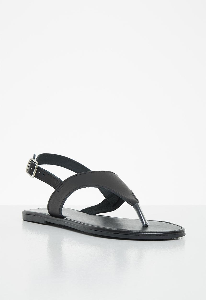 Superbalist - Quin leather T-Bar sandal - black