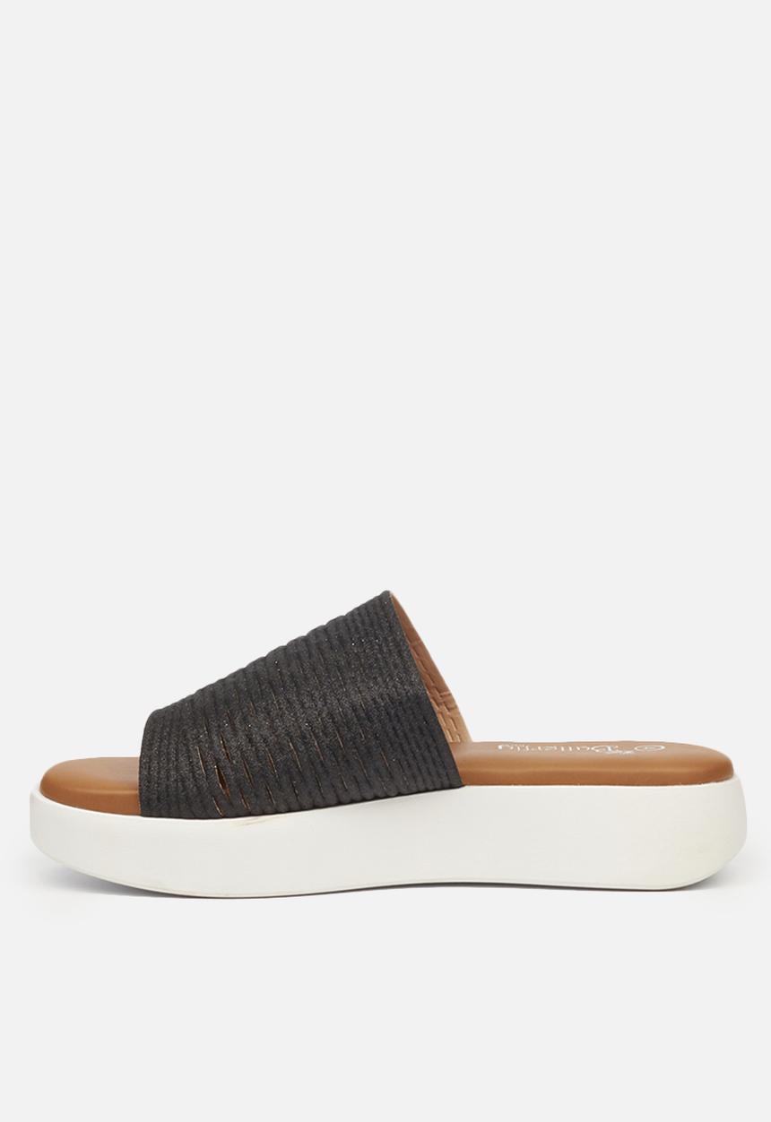 Butterfly Feet - Fuji 1 flatform sandal - black