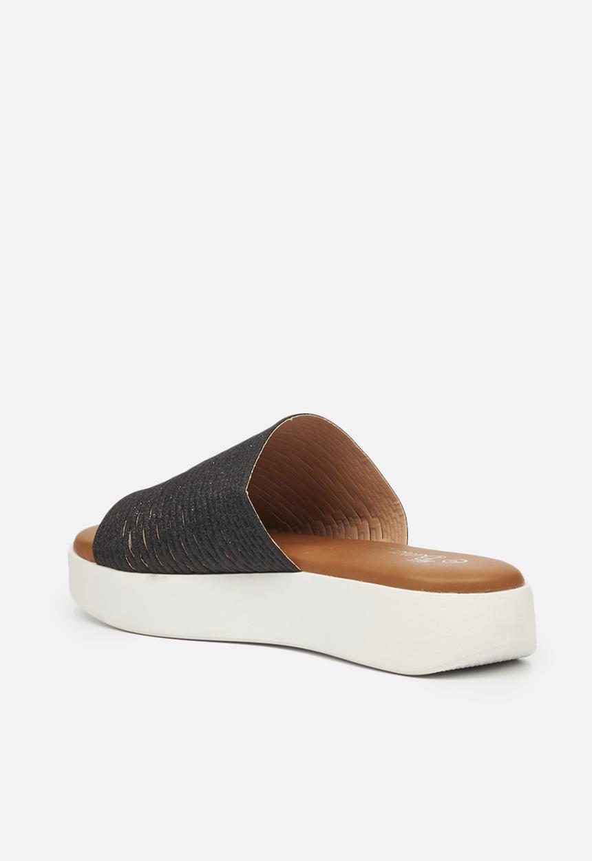 Butterfly Feet - Fuji 1 flatform sandal - black