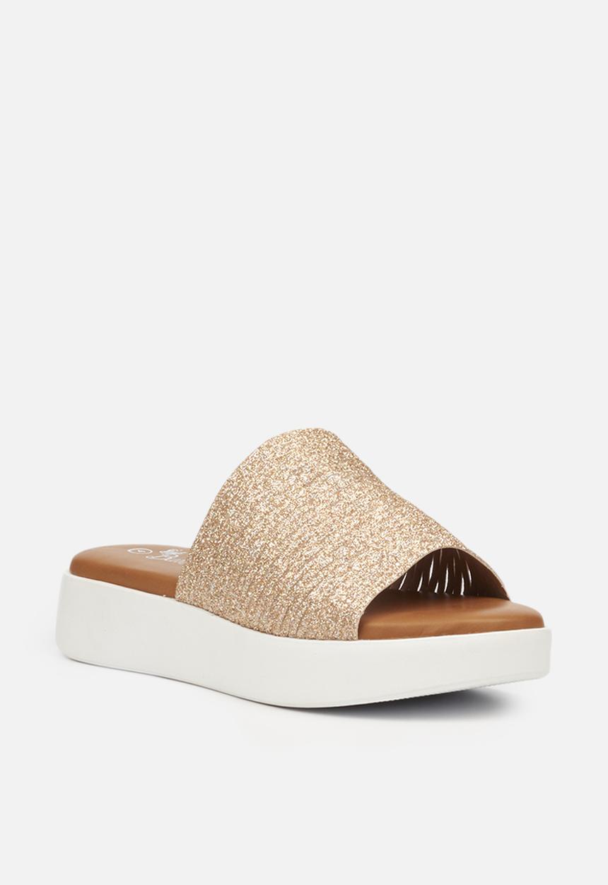 Butterfly Feet - Fuji 1 flatform sandal - rose gold