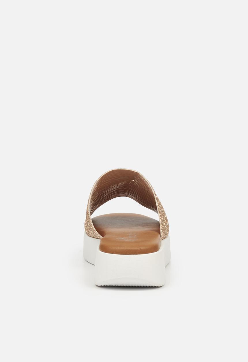 Butterfly Feet - Fuji 1 flatform sandal - rose gold