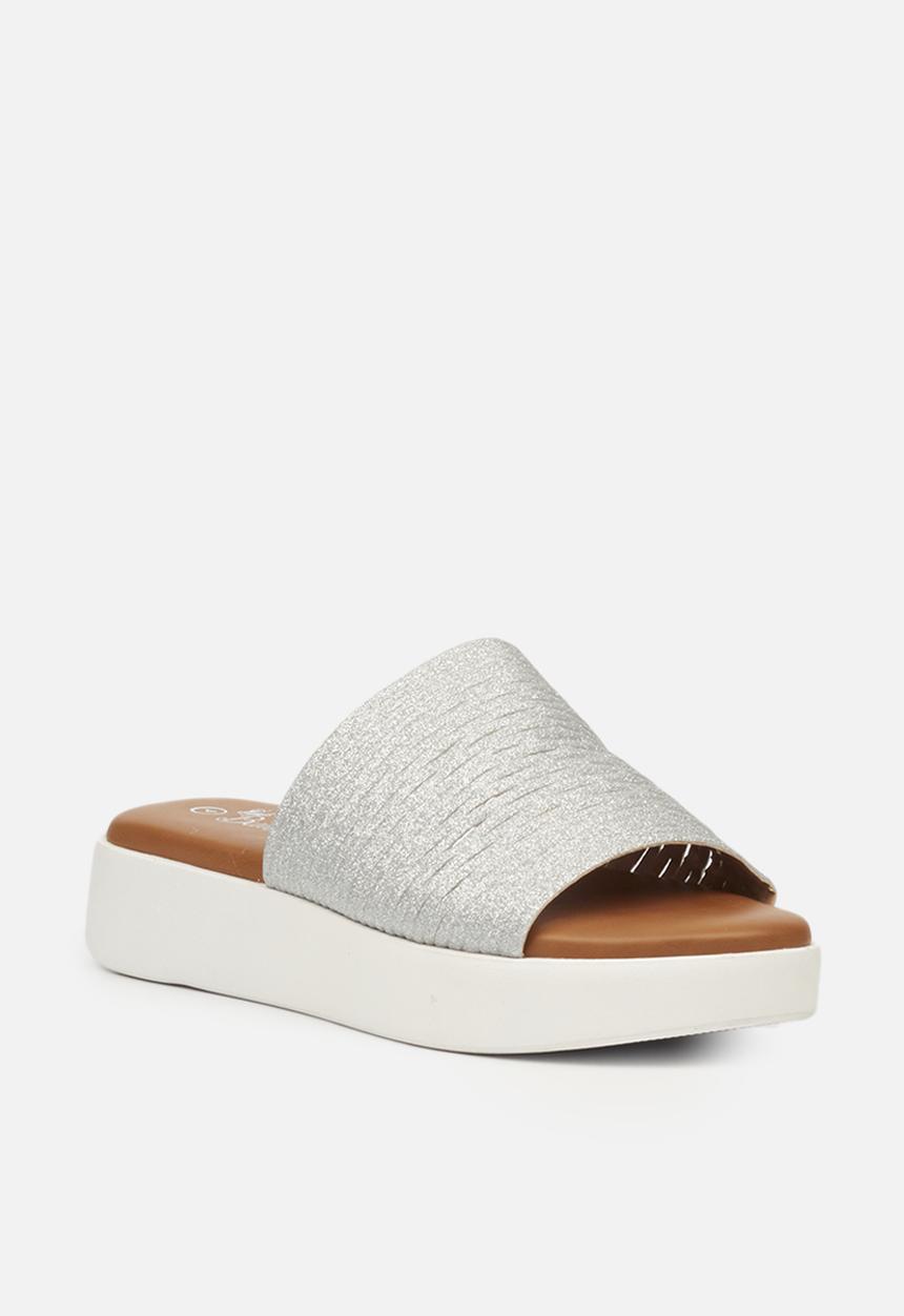 Butterfly Feet - Fuji 1 flatform sandal - silver