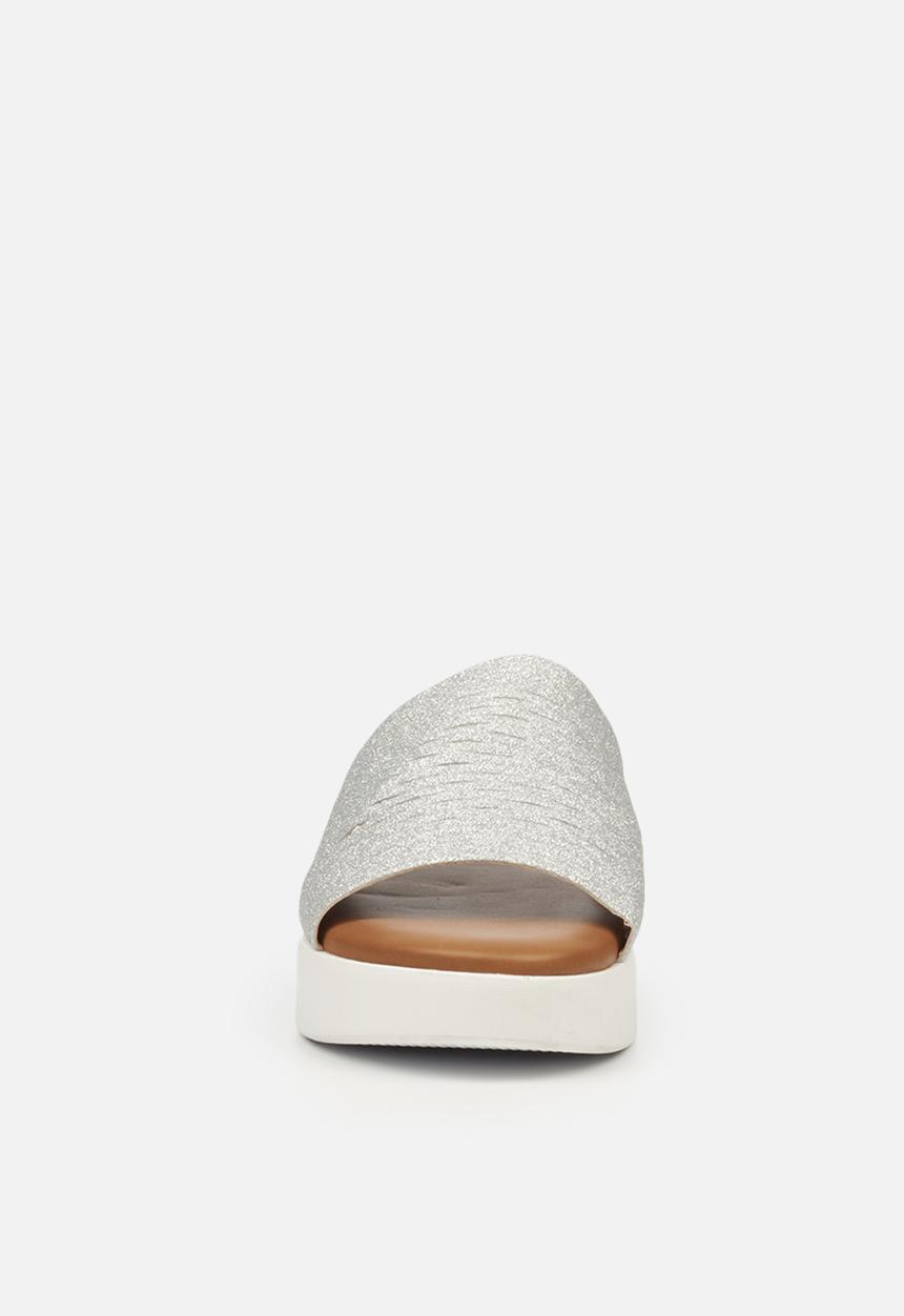 Butterfly Feet - Fuji 1 flatform sandal - silver