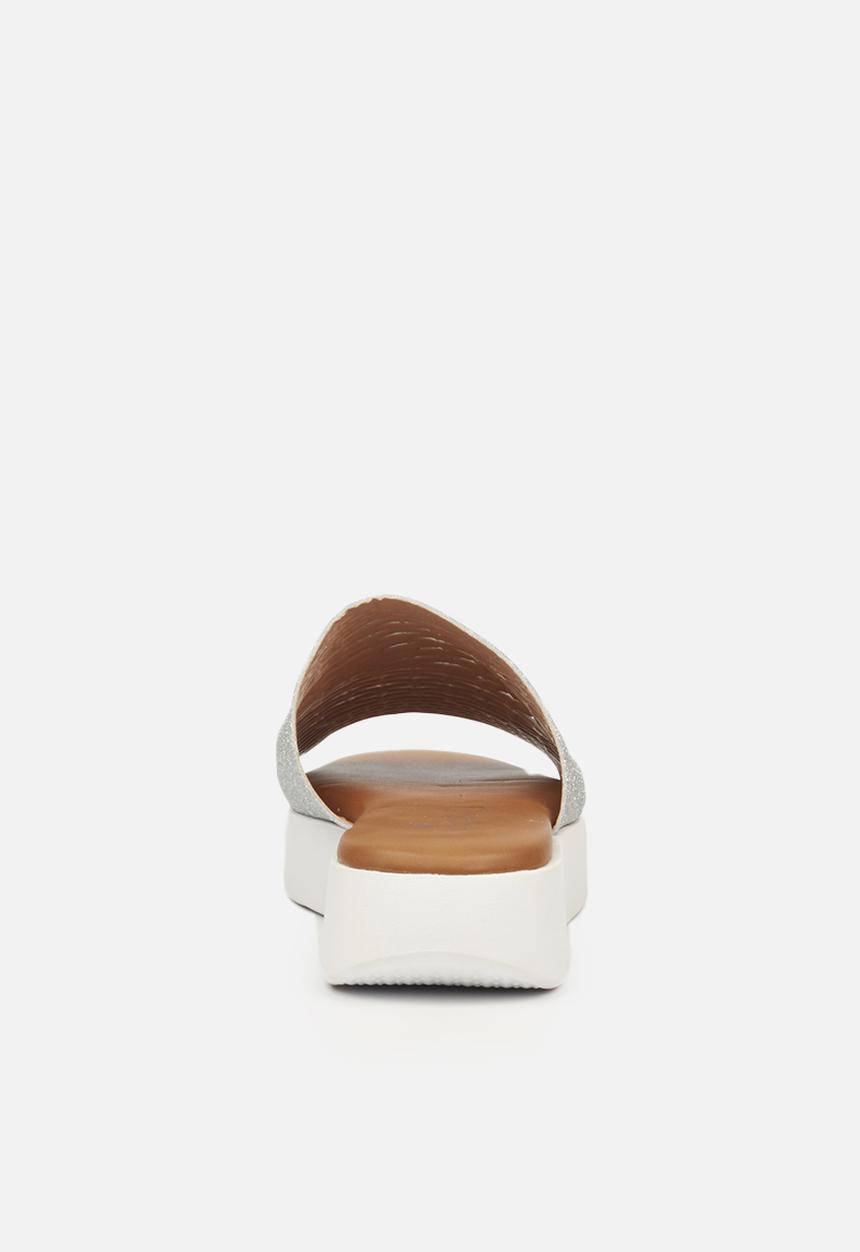 Butterfly Feet - Fuji 1 flatform sandal - silver
