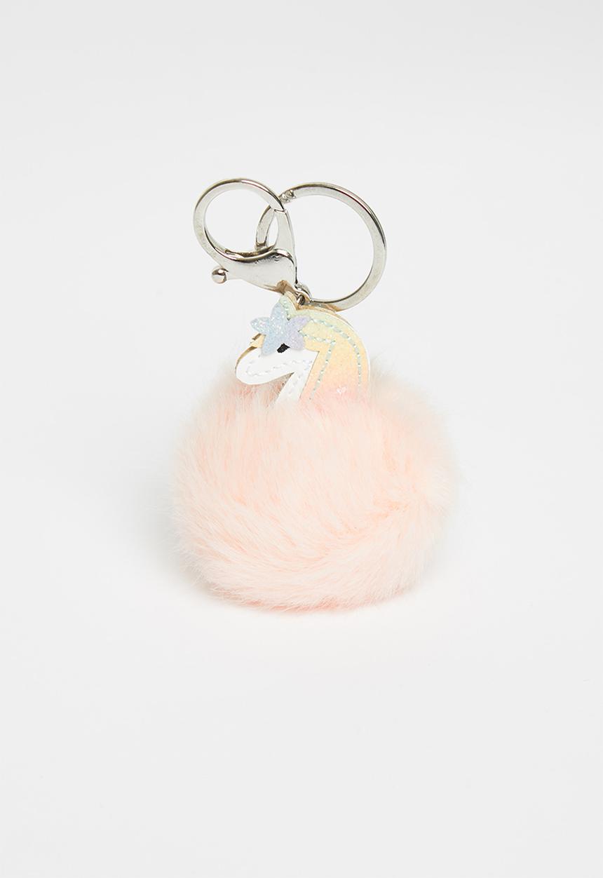 Cotton On - Kids pom pom bag charm - unicorn pom pom
