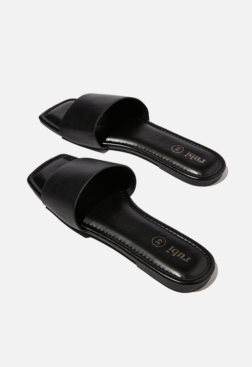 Cotton On - Everyday hailey single vamp slide - black