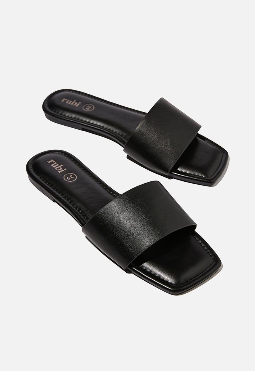 Cotton On - Everyday hailey single vamp slide - black