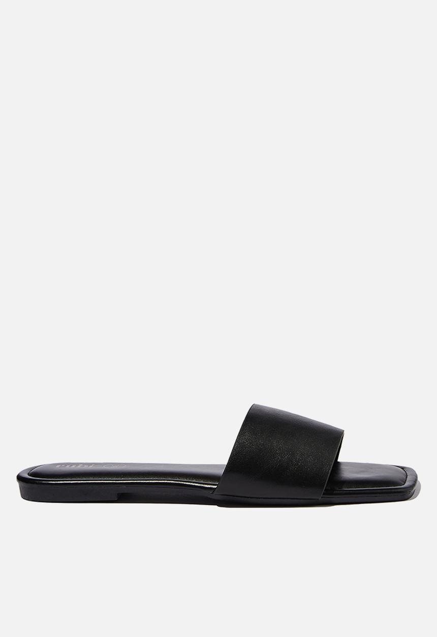 Cotton On - Everyday hailey single vamp slide - black