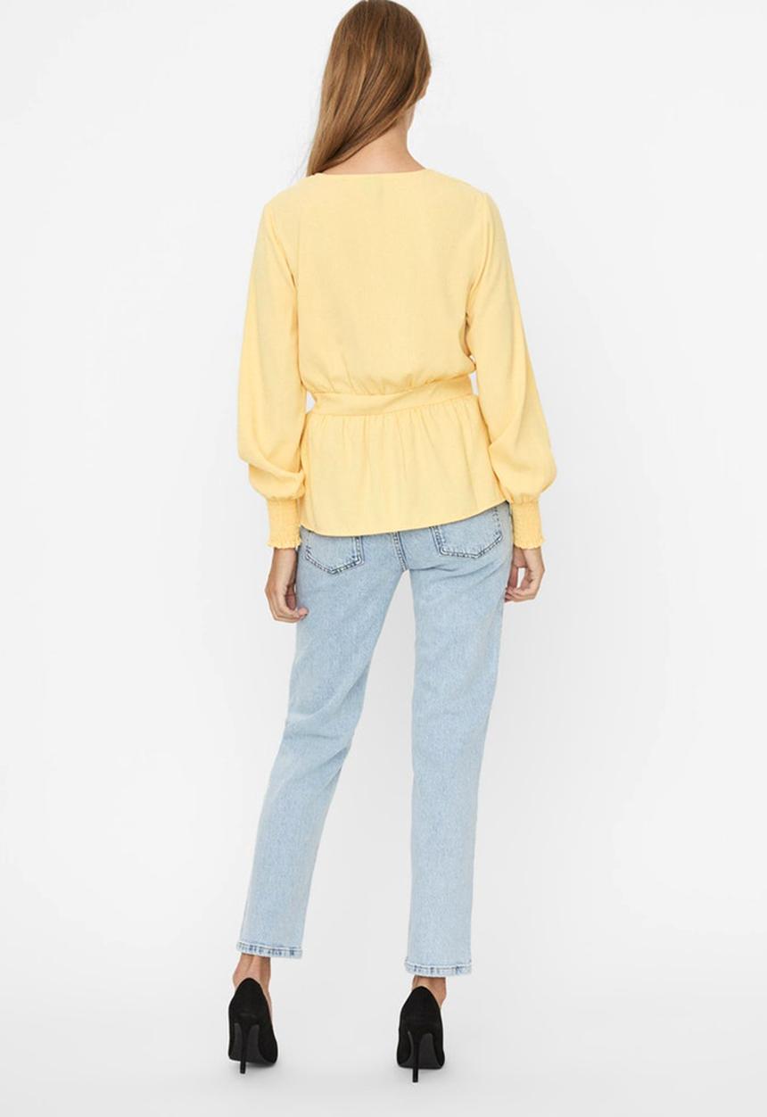 Vero Moda - Eye long sleeve top - yellow