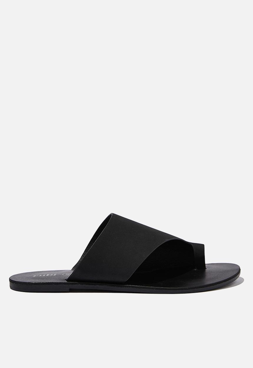 Cotton On - Everyday zoe asymmetrical slide - black