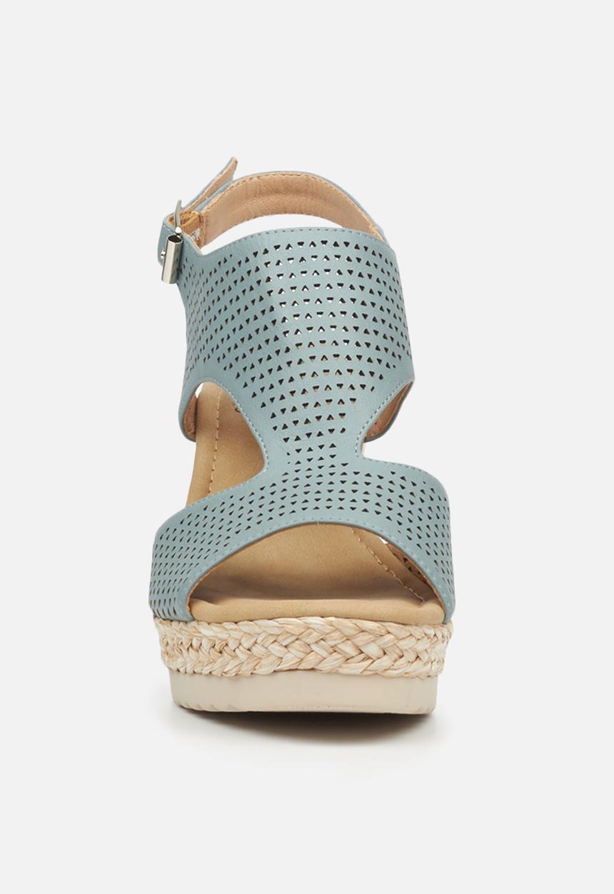 Butterfly Feet - Avery 2 wedge - blue