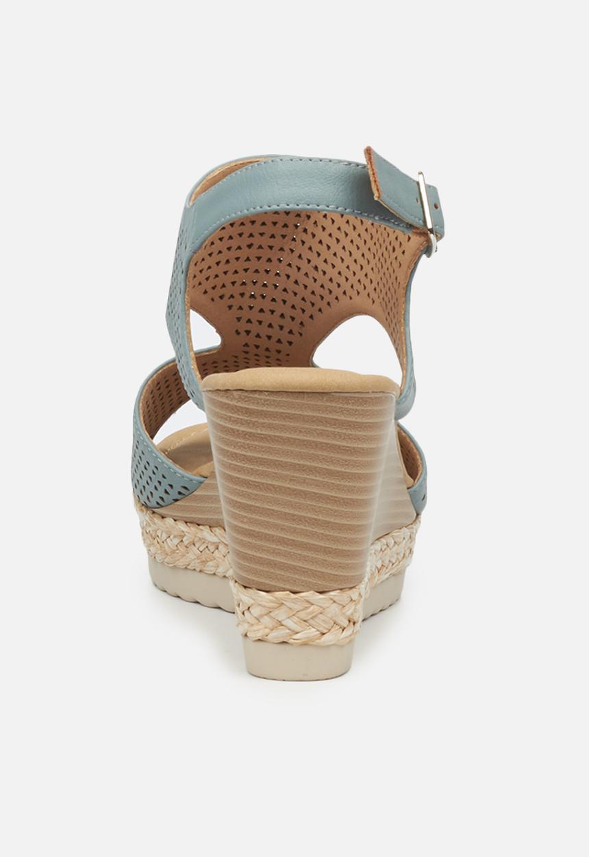 Butterfly Feet - Avery 2 wedge - blue