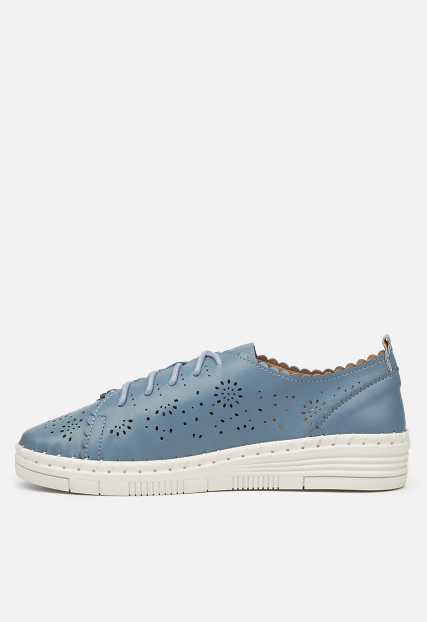 Butterfly Feet - Bean 3 derby - blue