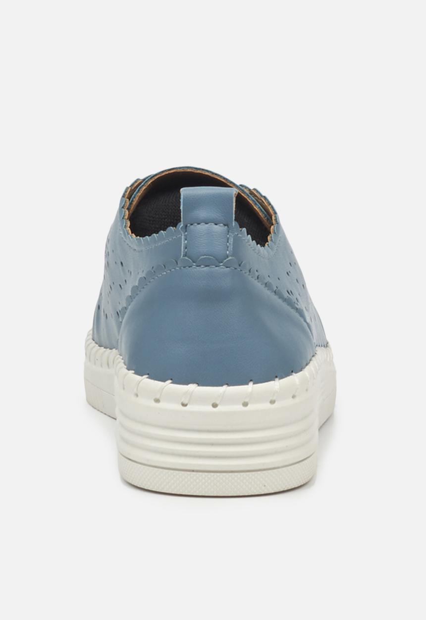 Butterfly Feet - Bean 3 derby - blue