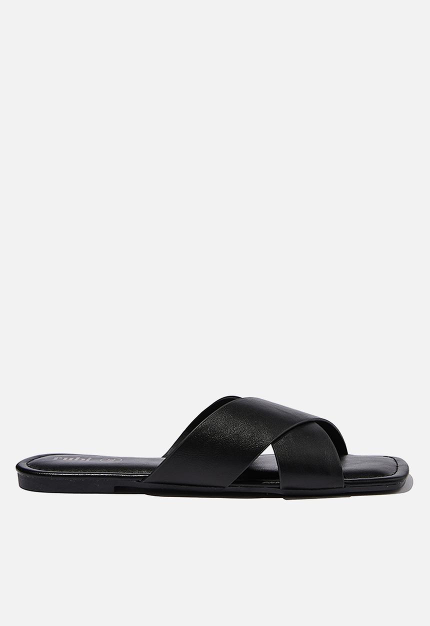 Cotton On - Everyday sophie xover slide - black 