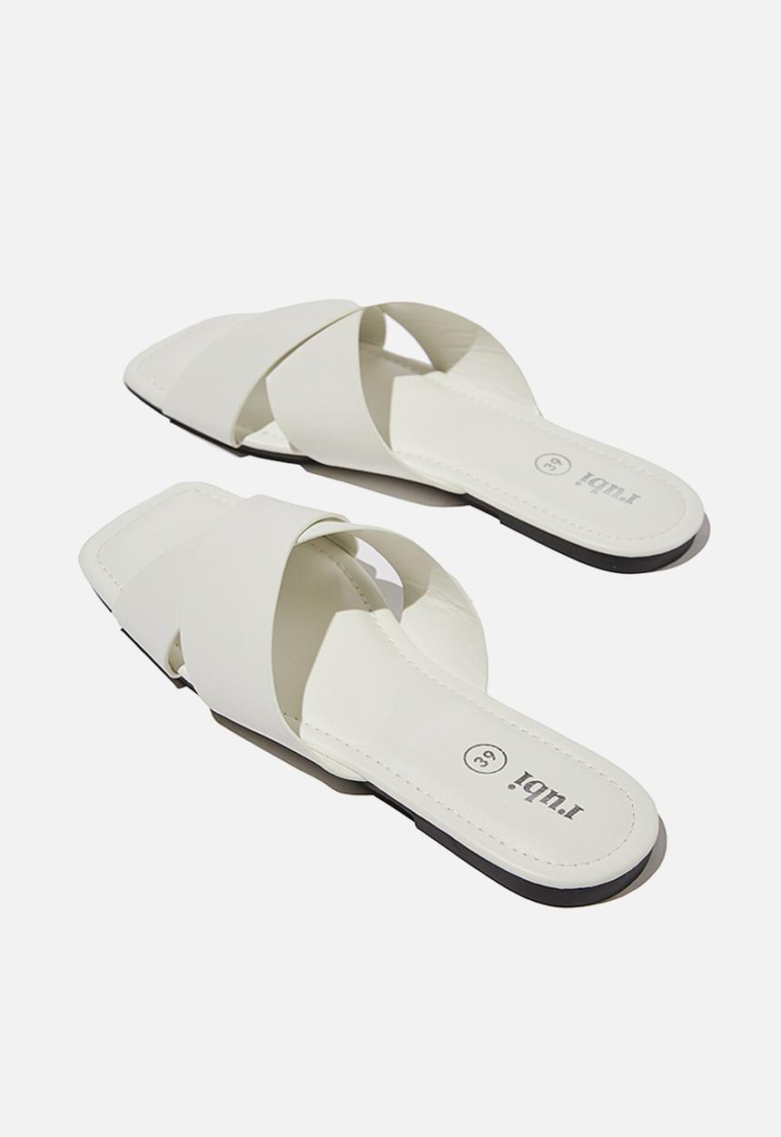 Cotton On - Everyday sophie xover slide - white 