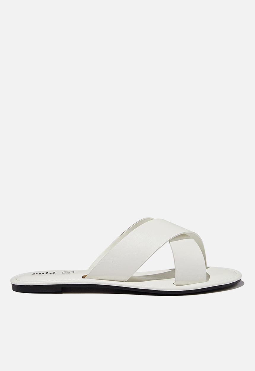 Cotton On - Everyday sara xover slide - white 