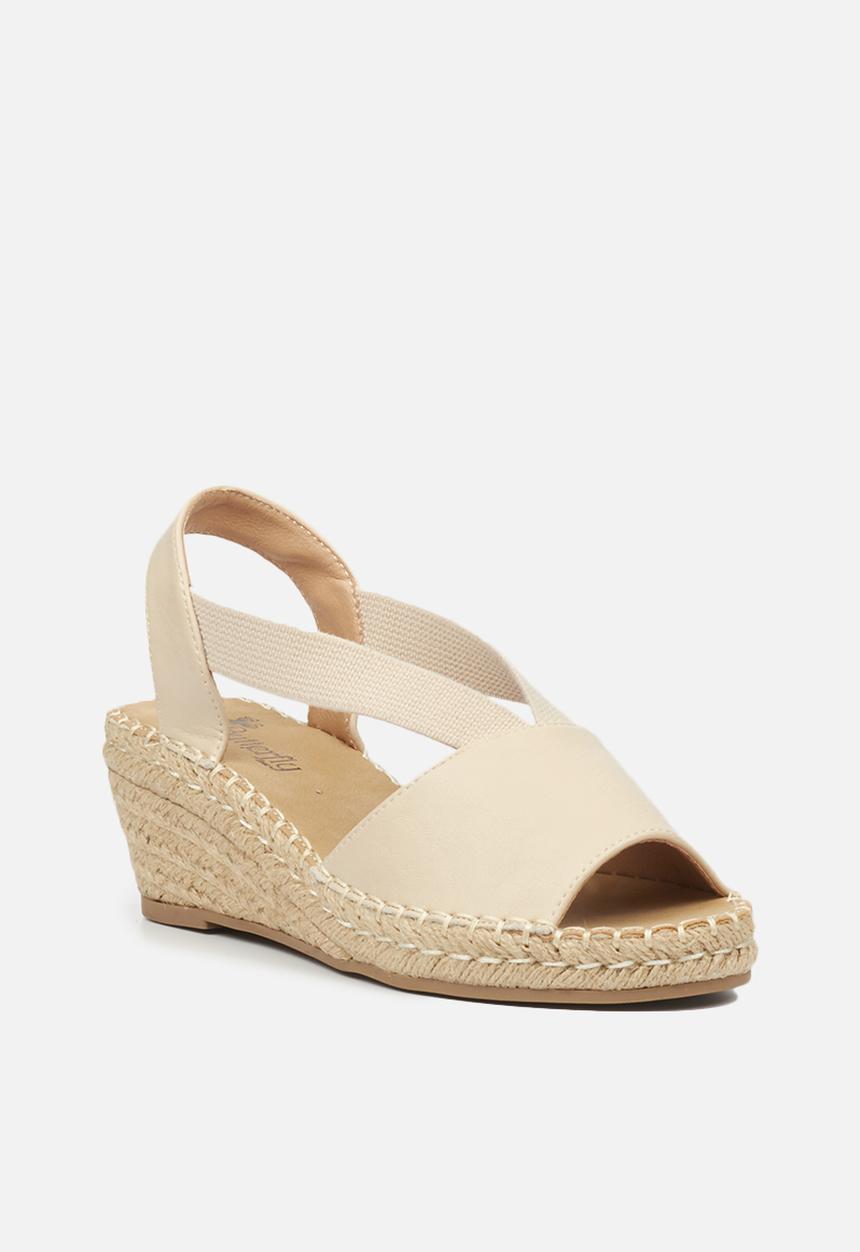 Butterfly Feet - Lea 1 espadrille wedge - beige