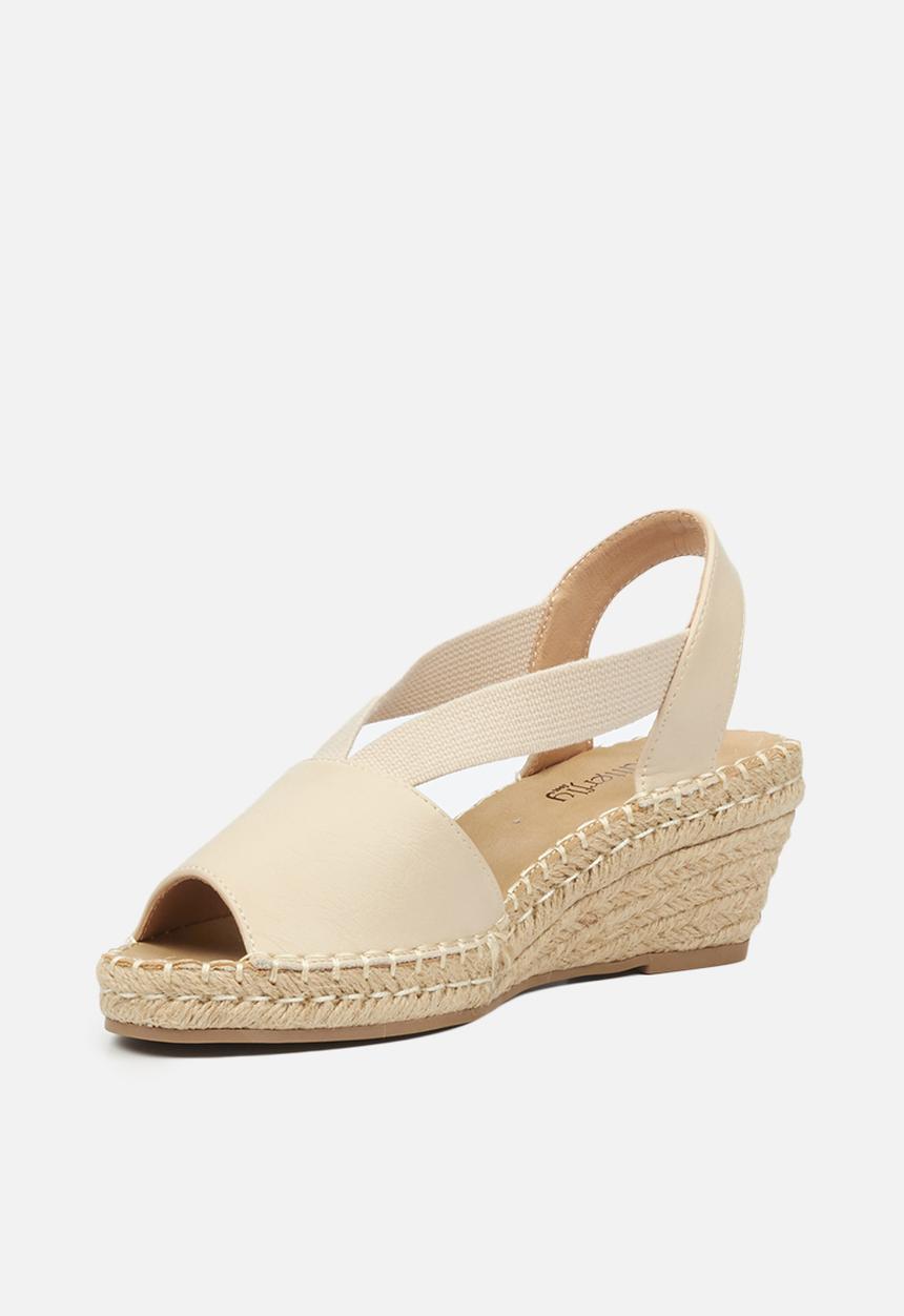 Butterfly Feet - Lea 1 espadrille wedge - beige