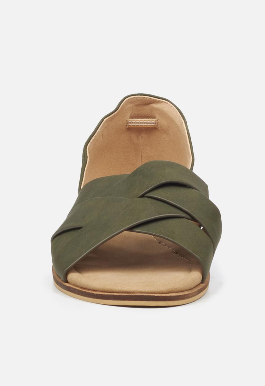 Miss Black - Charso1 sandal - olive