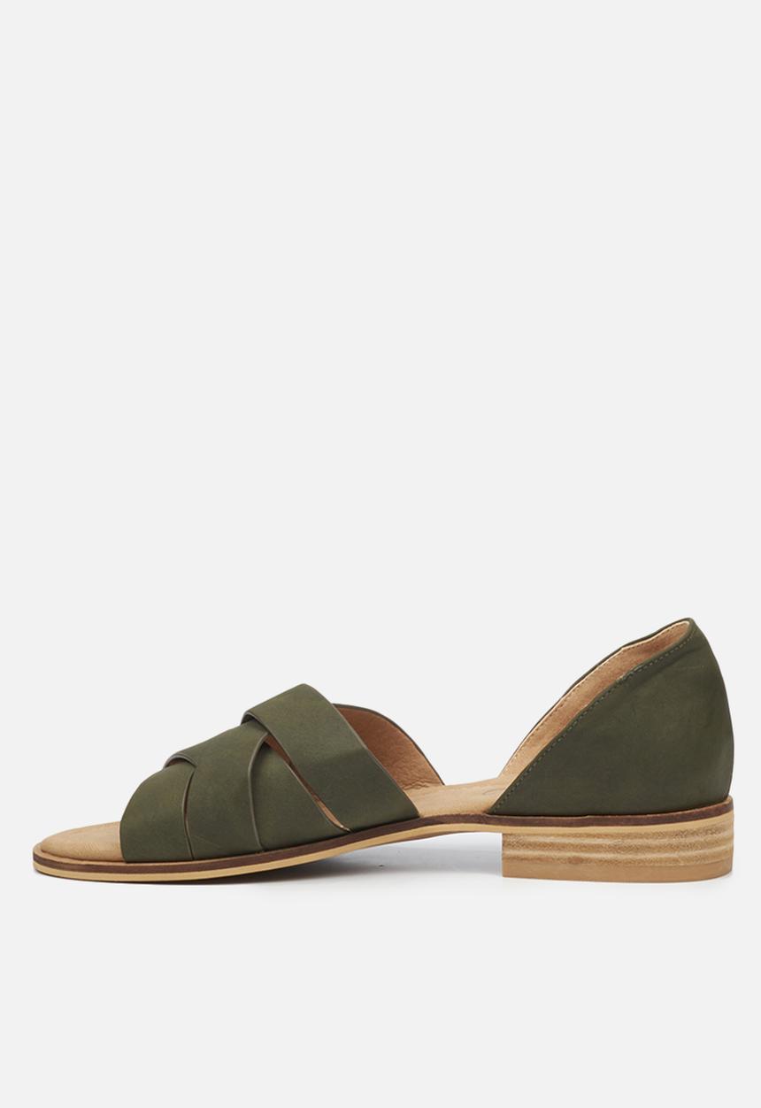 Miss Black - Charso1 sandal - olive