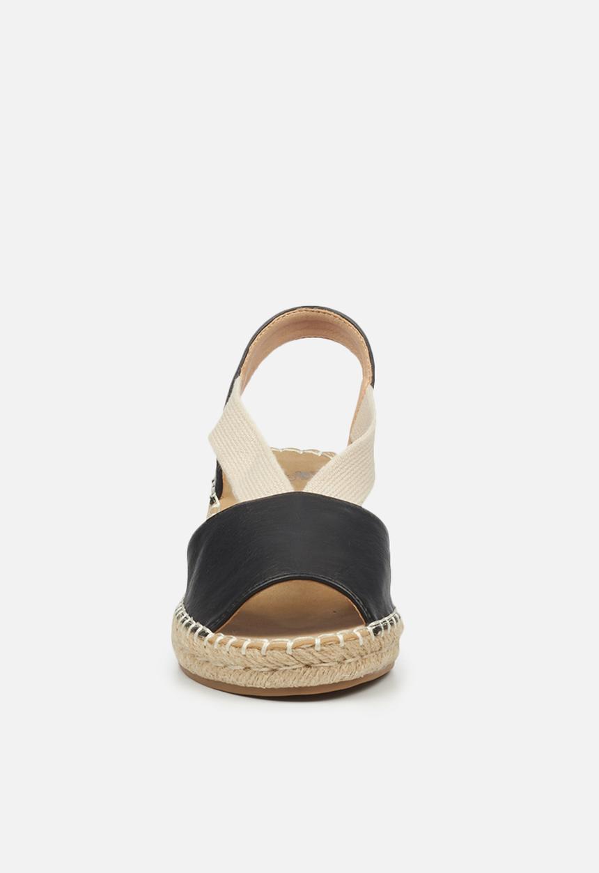 Butterfly Feet - Lea 1 espadrille wedge - black