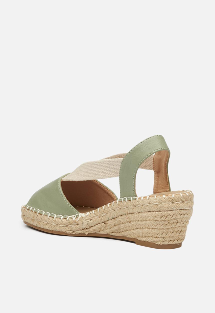 Butterfly Feet - Lea 1 espadrille wedge - mint