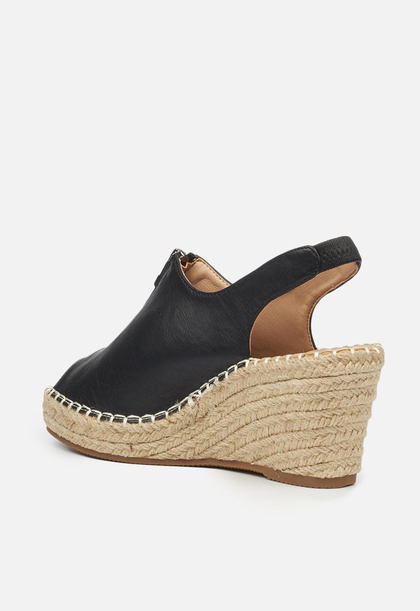 Butterfly Feet - Savy 1 espadrille wedge - black