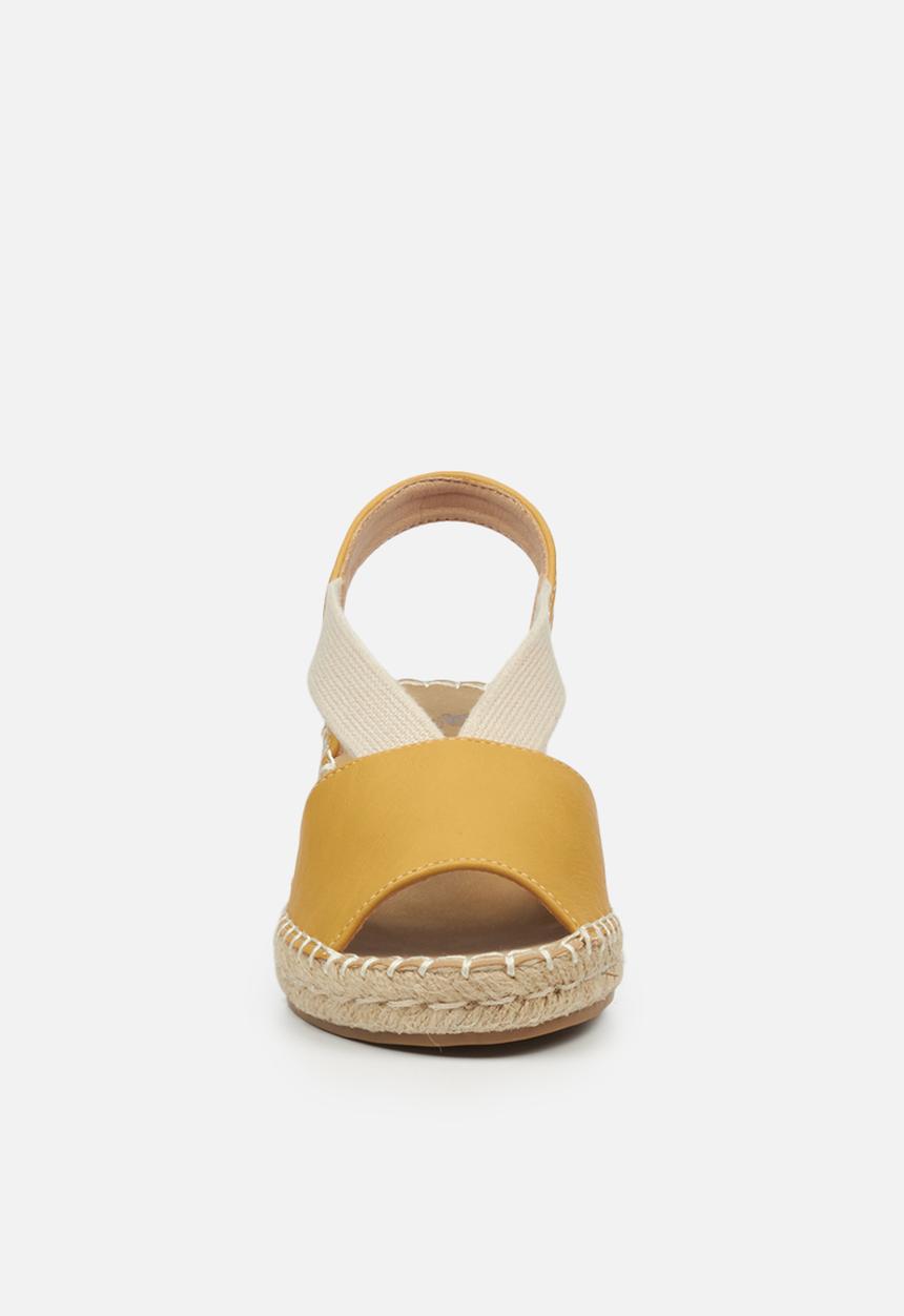 Butterfly Feet - Lea 1 espadrille wedge - mustard