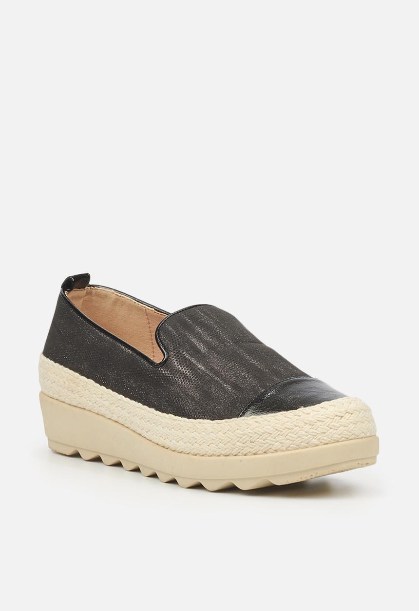 Butterfly Feet - Cynitha 1 flatform loafer - black