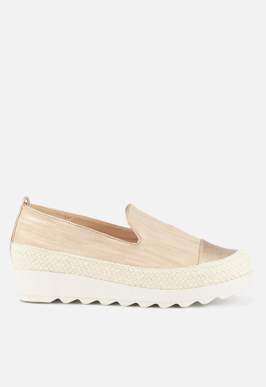 Butterfly Feet - Cynitha 1 flatform loafer - rose gold