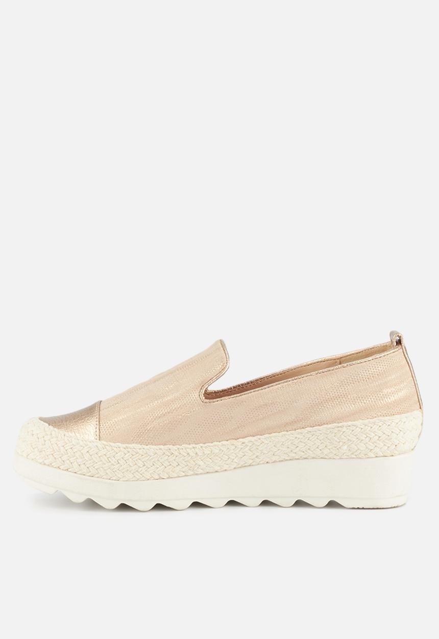 Butterfly Feet - Cynitha 1 flatform loafer - rose gold