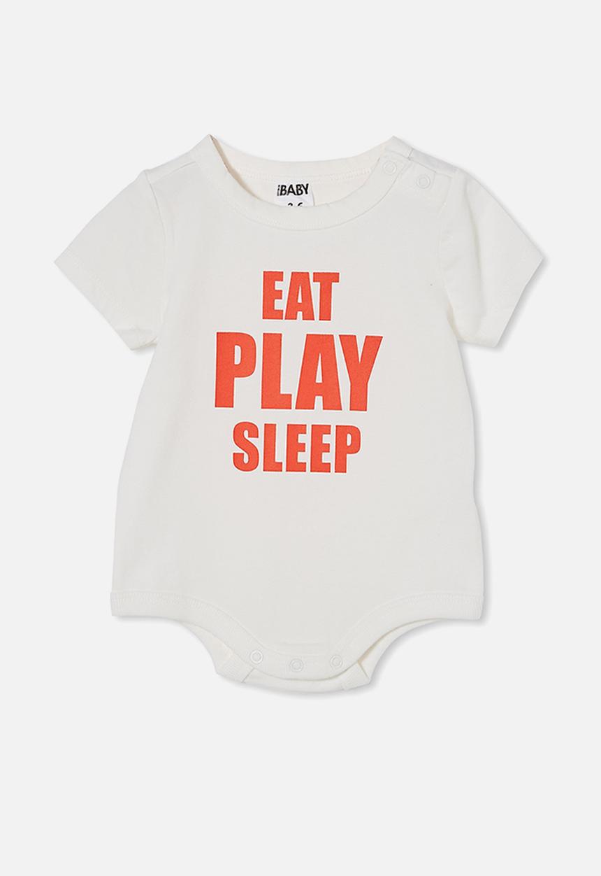Cotton On - The short sleeve bubbysuit - vanilla