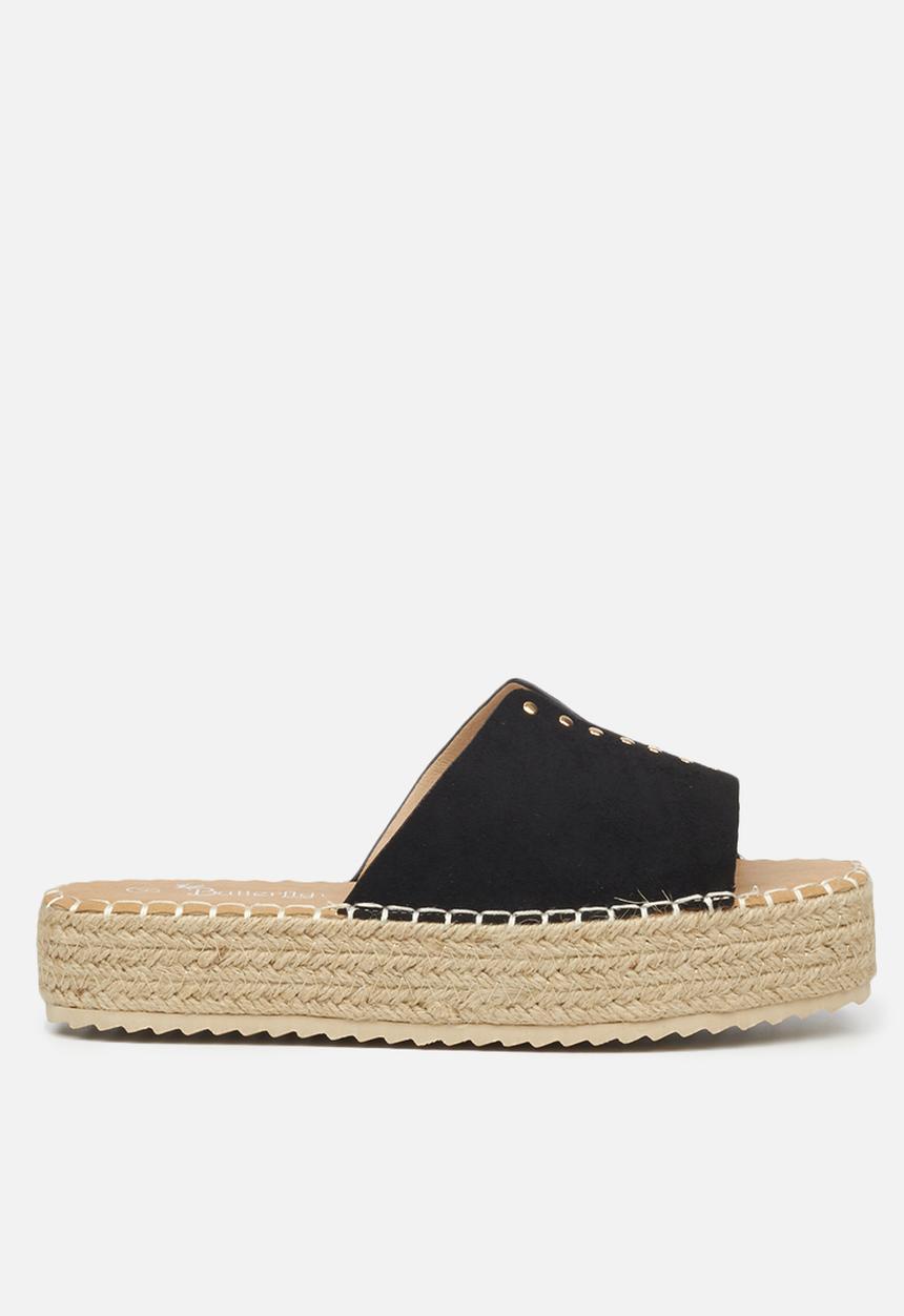 Butterfly Feet - Dana 1 espadrille sandal - black