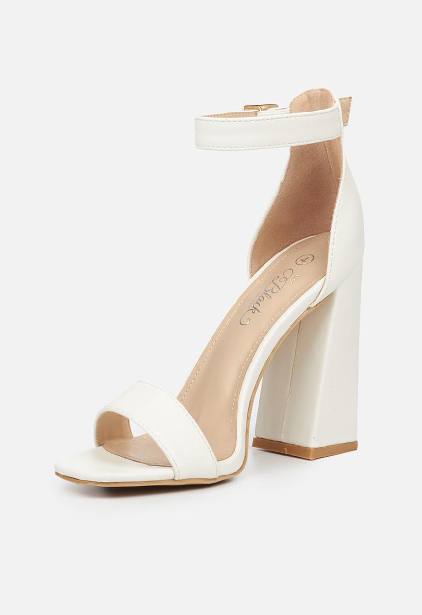 Miss Black - Senza1 heel - white