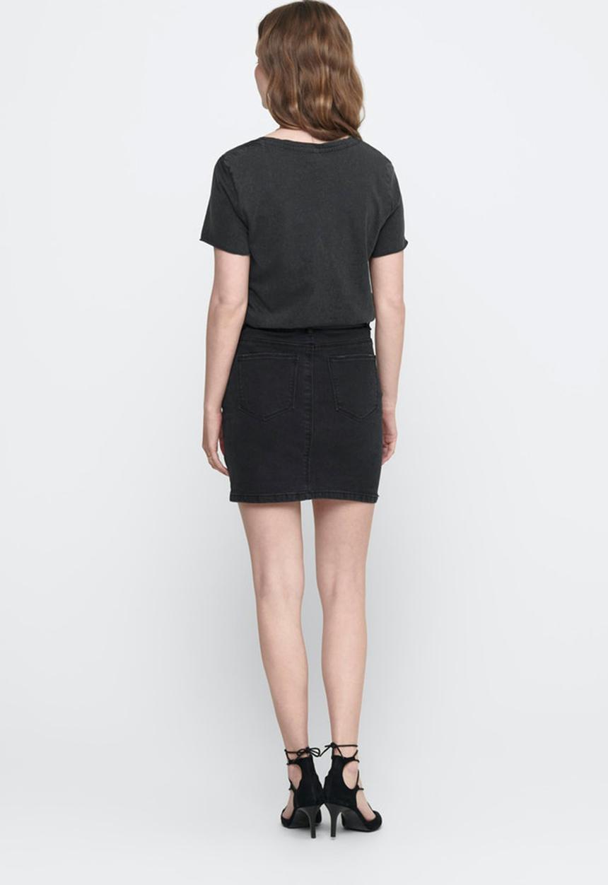 ONLY - Amaze reg skirt - black 