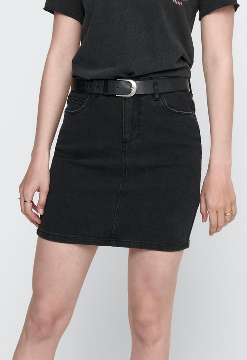 ONLY - Amaze reg skirt - black 