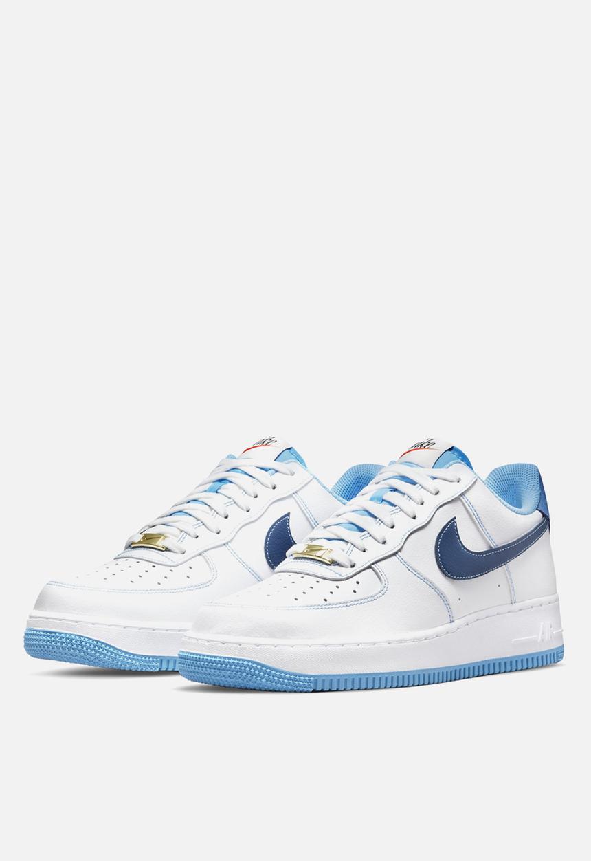 Nike - Air Force 1 '07 - white/deep royal blue-university blue