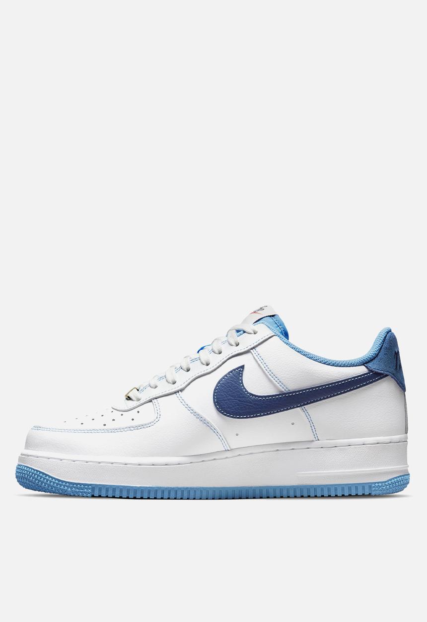 Nike - Air Force 1 '07 - white/deep royal blue-university blue