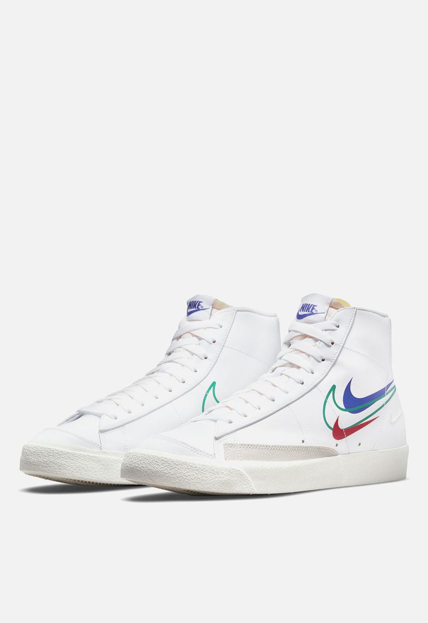 Nike - Blazer mid '77 - white/green noise-game royal