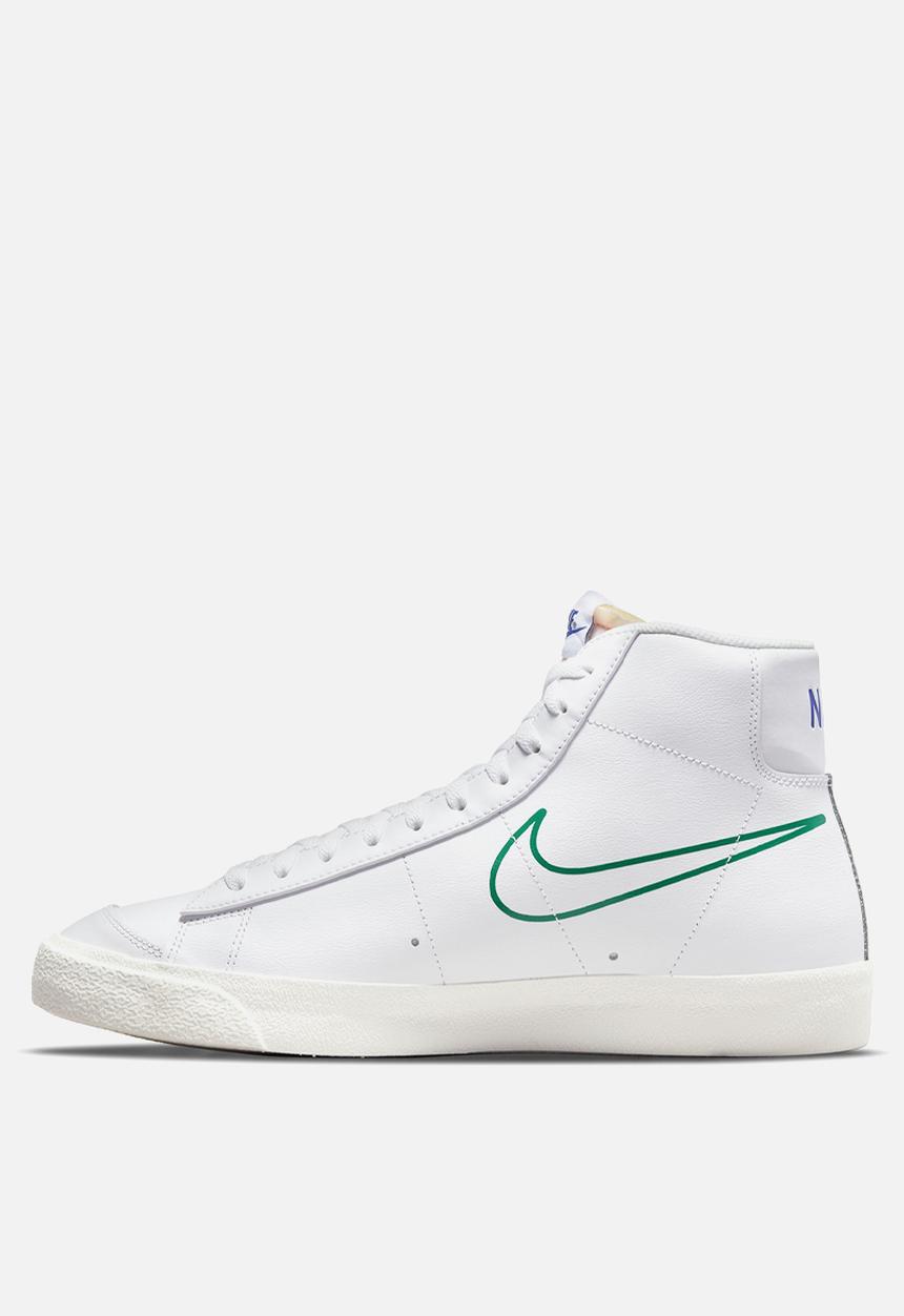 Nike - Blazer mid '77 - white/green noise-game royal