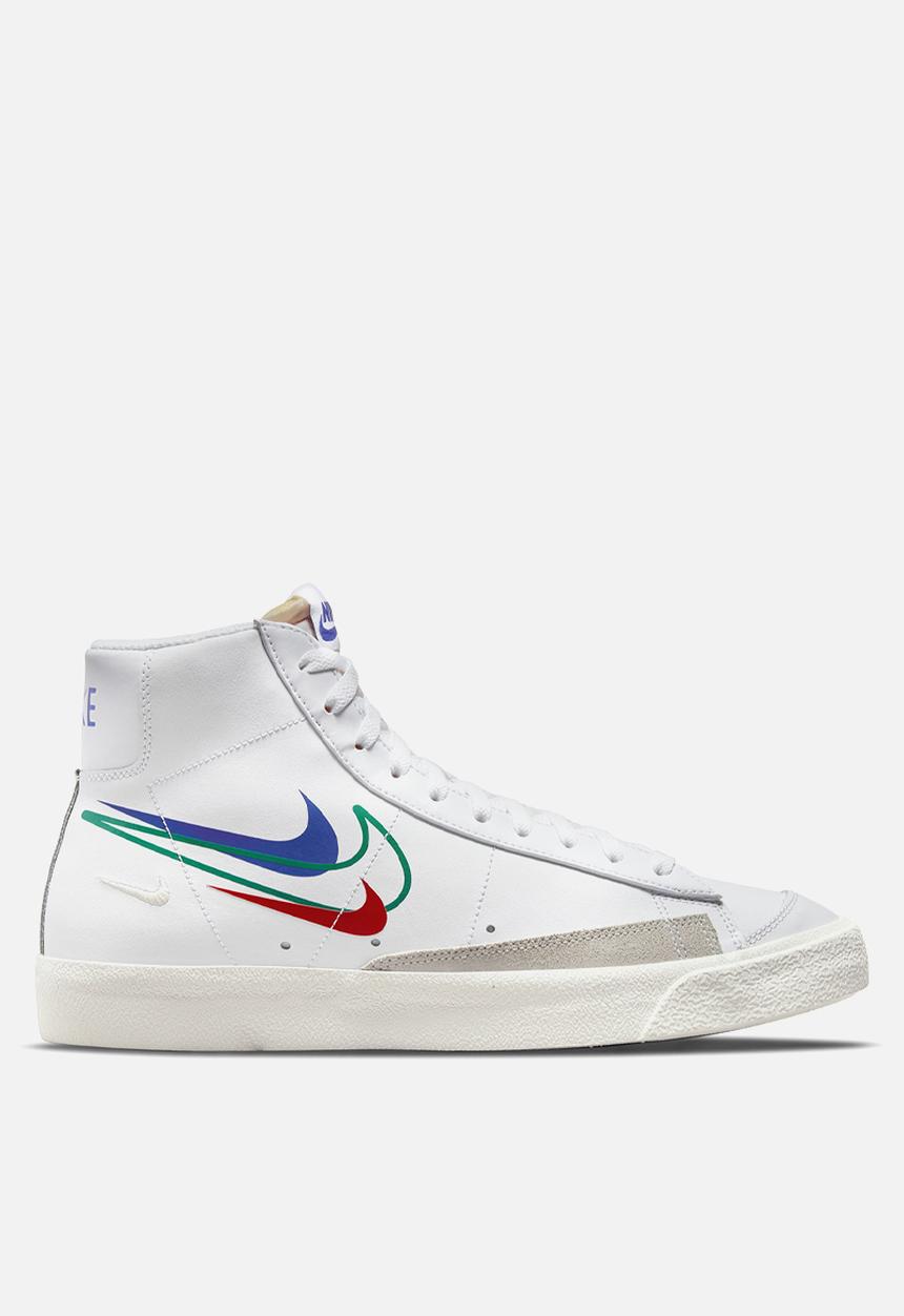 Nike - Blazer mid '77 - white/green noise-game royal